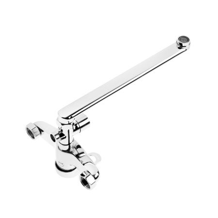 Смеситель для ванны и умывальника монокомандный  хром  Potato Эверест B21-028