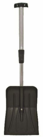 Лопата для снега пластиковая 335*260 без мет.планки с АЛЮМ.ЧЕРЕНКОМ и Т-ручкой №6/1