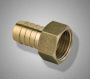 Штуцер (переходник) F 361.1804 резьбовой латун. (Ф18х1/2F внут) (уп.5шт.)
