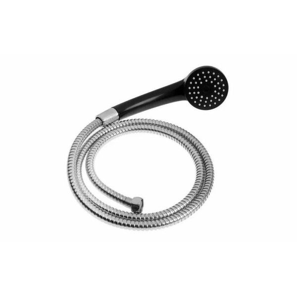 Смеситель для ванны и умывальника двухручковый  черный с хромом  Potato Эверест B22-071F