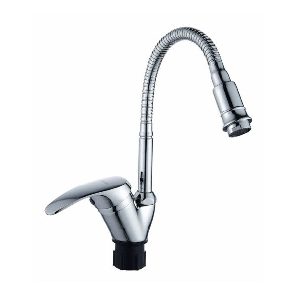 Смеситель для кухни монокомандный хром Potato Эверест B 58-022