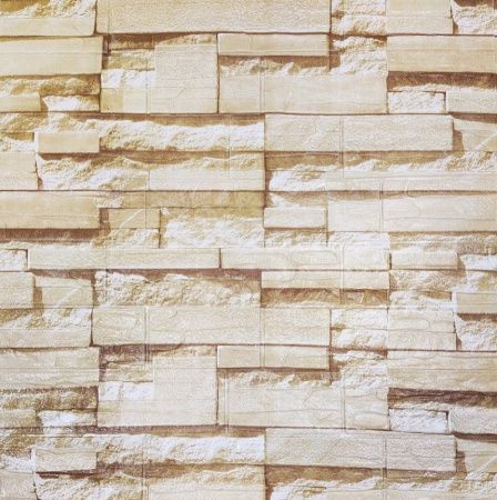 Панель самокл. 3D 700х770х3,0мм арт.324 «Камень ЛОФТ натур» (упак. 10шт.) (ДЕКОФИКС)