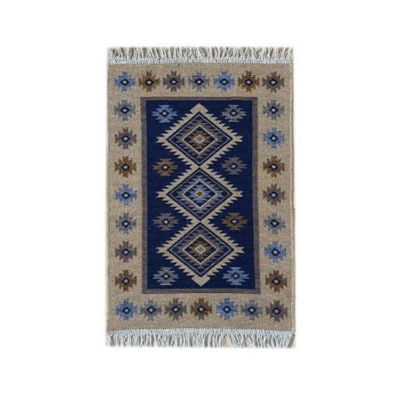 Коврик из хлопка 60*90 син. UK02 Kilim Usak