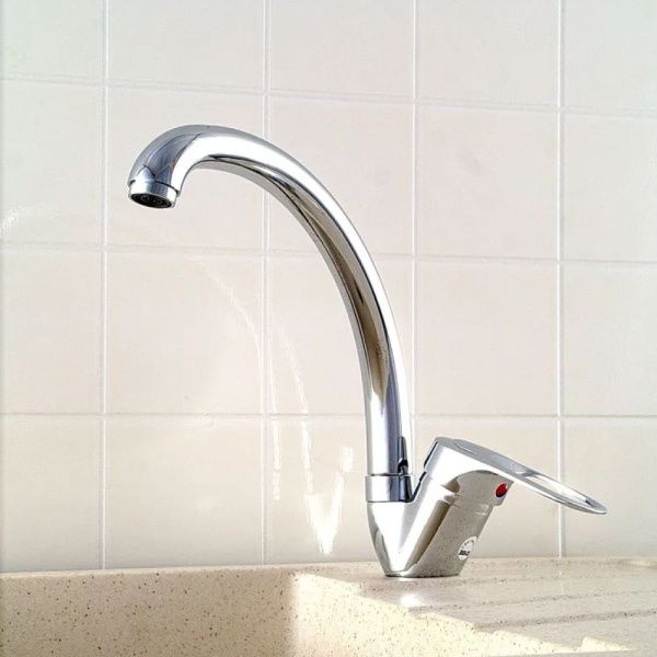 Смеситель для кухни монокомандный  хром  Potato Эверест B59-025