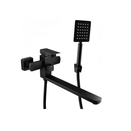 Смеситель для ванны монокомандный чёрный Potato Diadonna D235-22BL