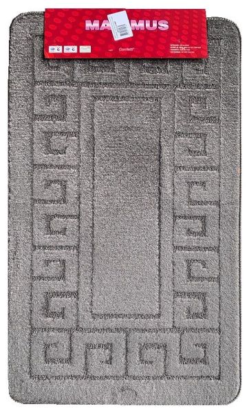Набор ковриков Maximus (2предмет) 50х80/40х50см серый