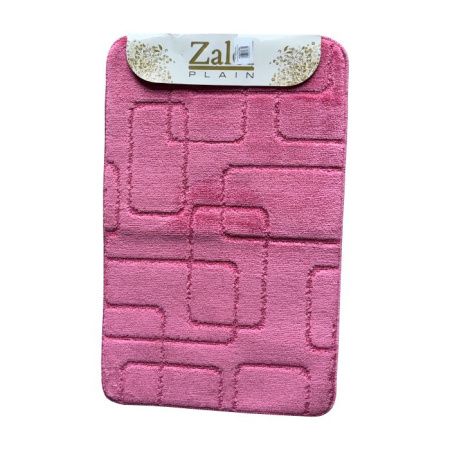 Набор ковриков Залел (2предмет) 55х85/45х55 роз.