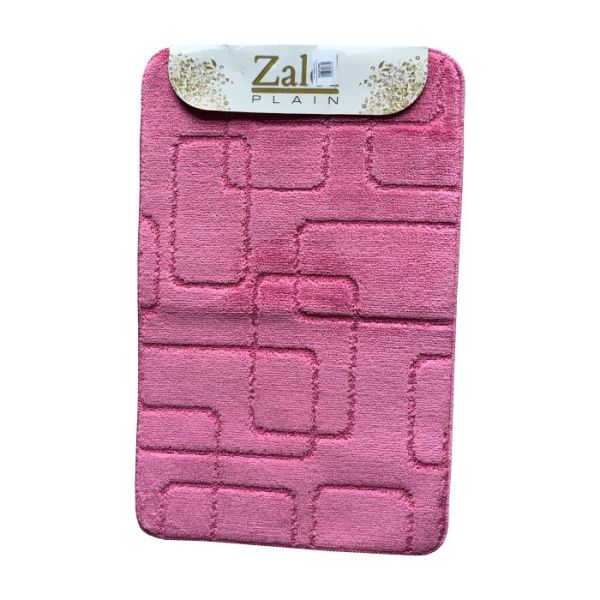 Набор ковриков Залел (2предмет) 55х85/45х55 роз.