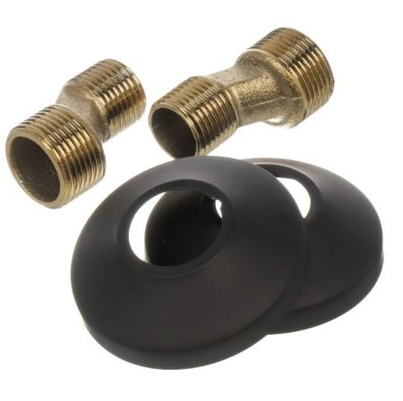 Смеситель для ванны и умывальника монокомандный  черный  Potato Эверест B22-1546