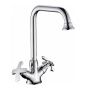 Смеситель для кухни двухручковый хром Potato P 67304