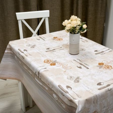 Клеенка на нетк.основе "Mirror" M 82010 A Столовые приборы (1,40х20м)