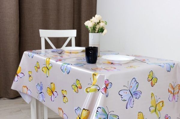 Клеенка на тк.основе "ГЛЯНЕЦ" Очарование (1.37х20м)