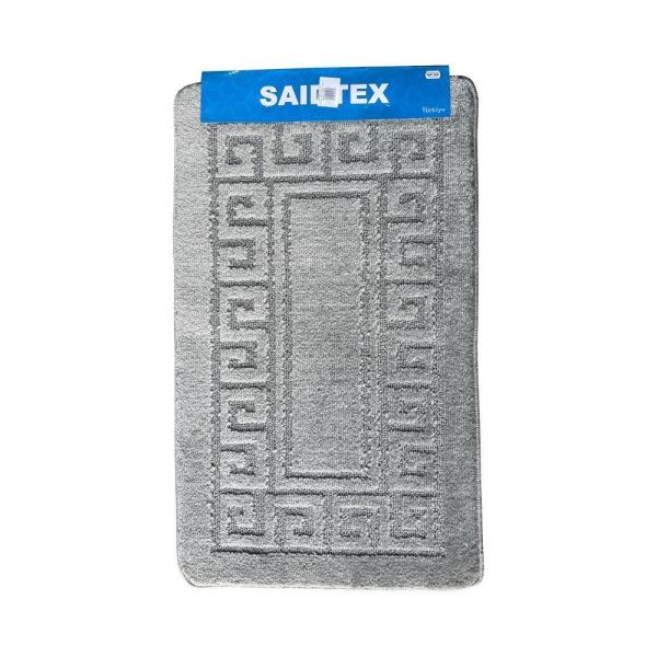 Набор ковриков SAIDTEX (2предмет) 60х100/50х60см сер.