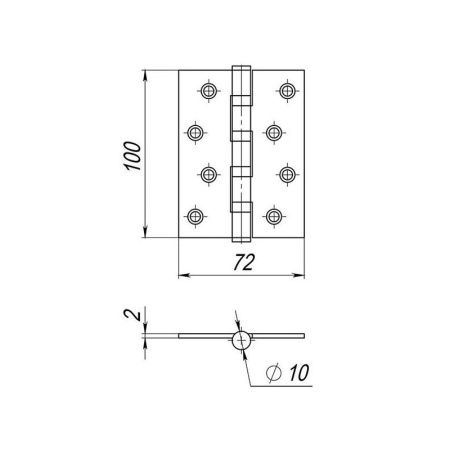 Петля универсальная IN4000U SB
