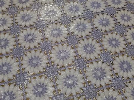 Клеенка ажурная "Лейс" 027B (/большие цветы) (1.32х22м)