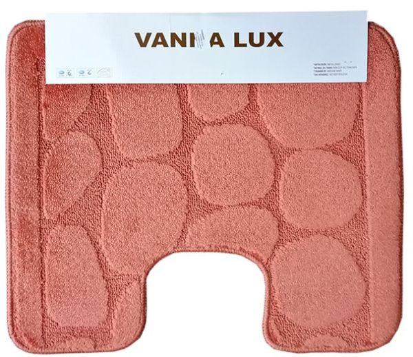 Коврик Vanna Lux туалет (1предмет) 50х60 см терракот