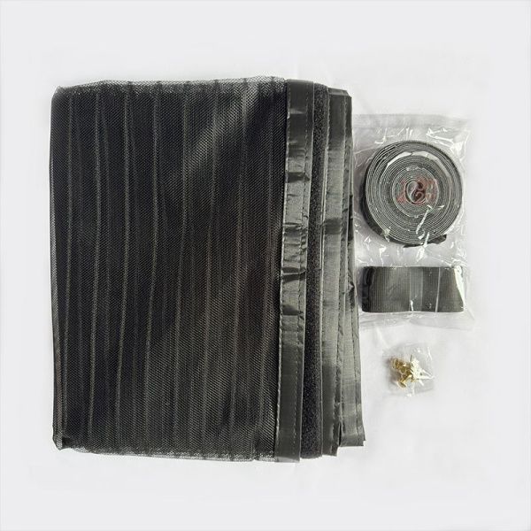 Сетка москитная на магнитах ПРЕМИУМ с велькро 100х210см черн. (упак.26шт.)