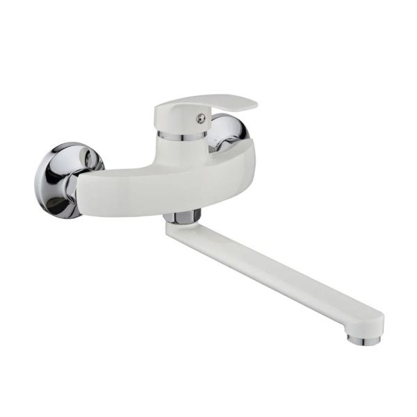 Смеситель универсальный монокомандный  кремовый  Potato Эверест B46-2127