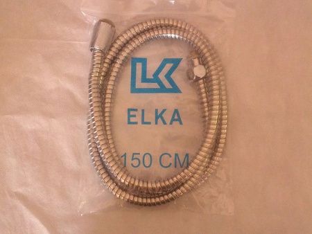 Душевой шланг  ELKA  150см внутр.шланг PVC двойной замок (имп-имп)