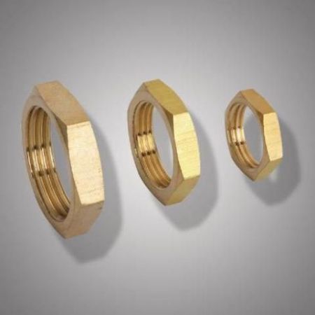 Контргайка F 336.04 резьбовая латун. (BM*1/2F 100/1500) (уп.10шт.)