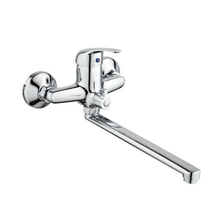 Смеситель для ванны и умывальника монокомандный  хром  Potato Эверест B22-021