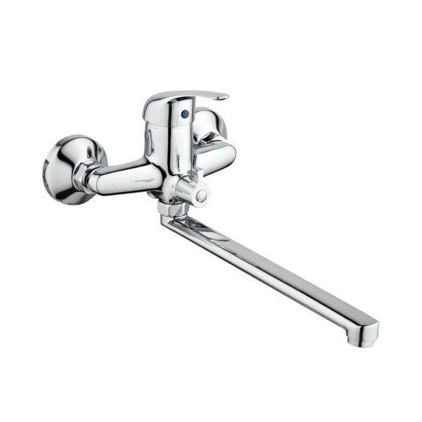 Смеситель для ванны и умывальника монокомандный  хром  Potato Эверест B22-021