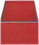 Коврик ворсовой Делюкс 60х90 бордовый