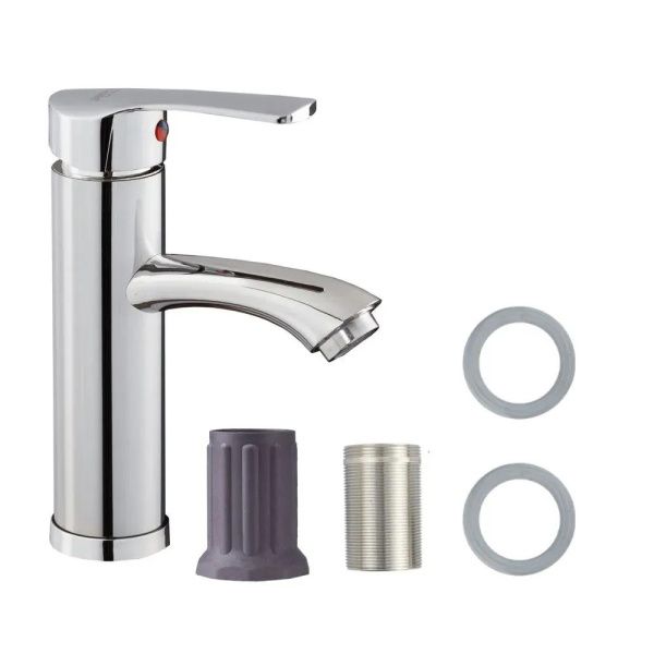 Смеситель для раковины монокомандный  хром  Potato Эверест B10-045M