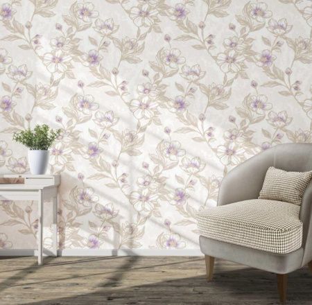 Обои Лирика-Н дуплекс С6-03 0,5м*10м Гр.5 (упак. 12 рул. Саратов)