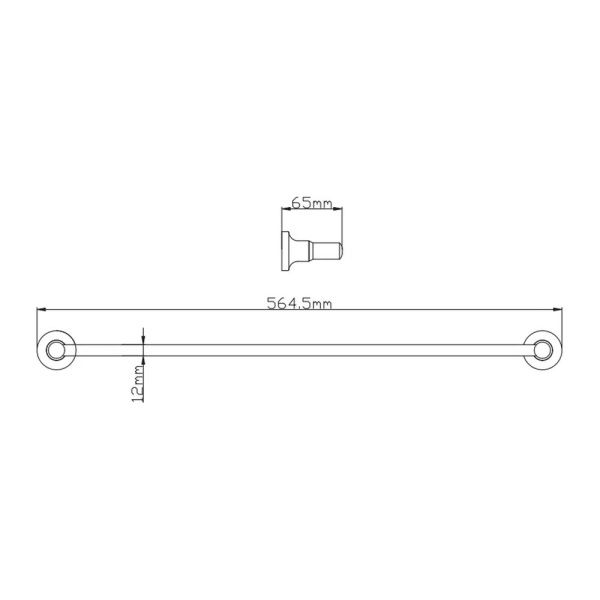 Держатель для банного полотенца P1901 (19 серия)