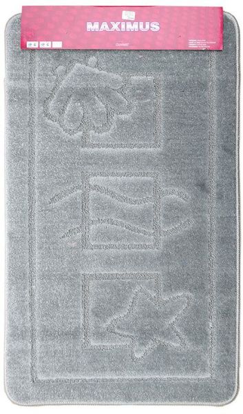 Набор ковриков Maximus (1предмет) 60х100см 521 серый