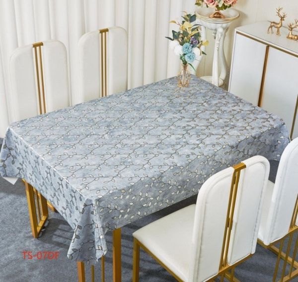 Клеенка на тк.основе лазерная "Жемчуг с принтом" 21691 (1.37х20м)