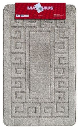 Набор ковриков Maximus (2предмет) 50х80/40х50см песочно-серый