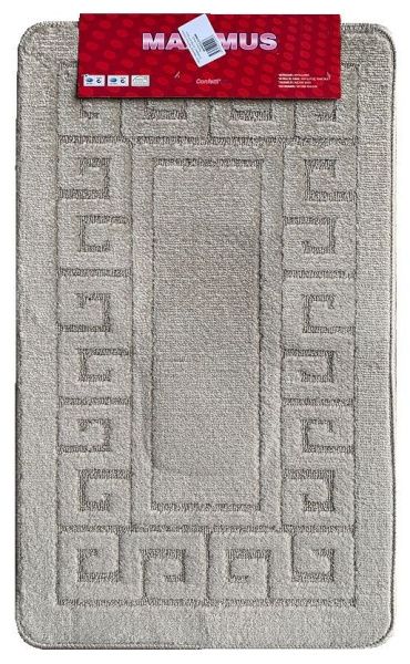 Набор ковриков Maximus (2предмет) 50х80/40х50см песочно-серый