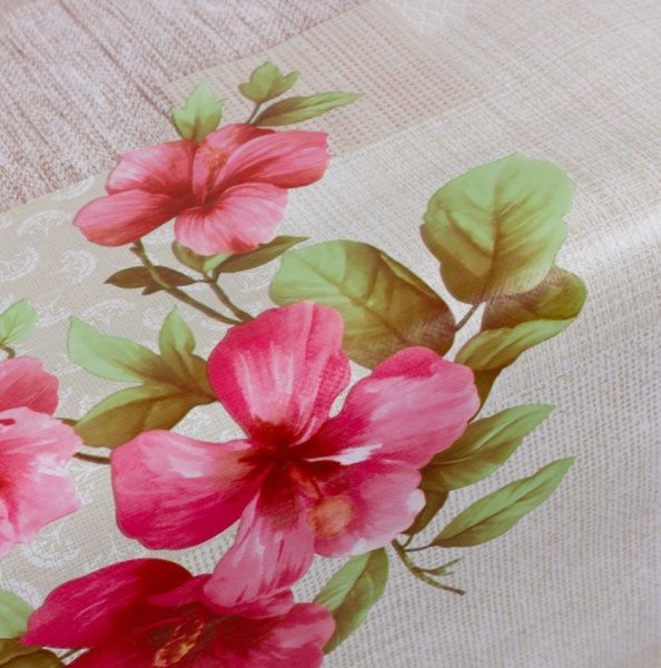 Клеенка на нетк.основе "Mirror" M 81486A Гибискус (1,40х20м)