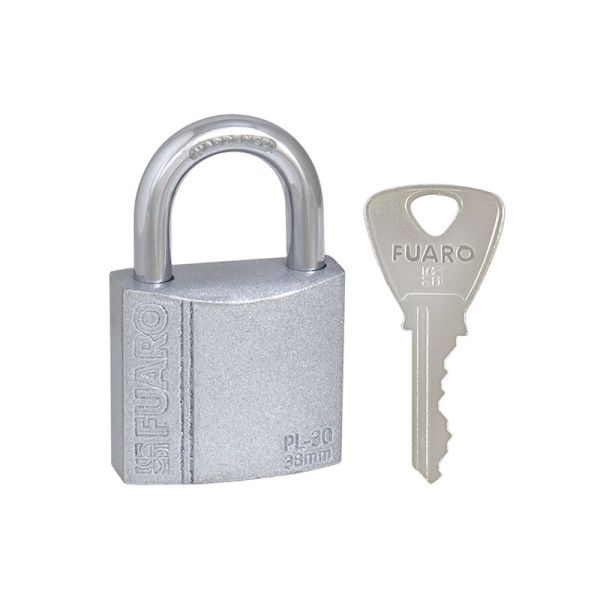 Замок навесной PL-PROTEC-3038 3key (PL-3038) англ. /блистер