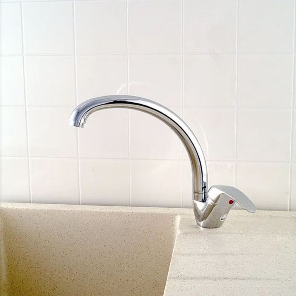 Смеситель для кухни монокомандный  хром  Potato Эверест B59-022