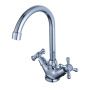 Смеситель для кухни двухручковый хром Potato Diadonna D80-751354