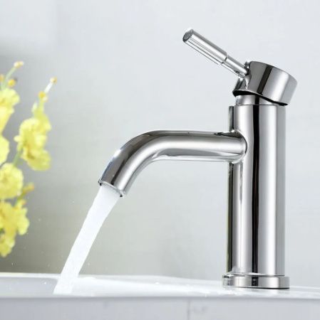 Смеситель для раковины монокомандный  хром  Potato Эверест B10-201M