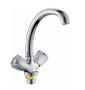 Смеситель для кухни двухручковый хром Potato P 42319
