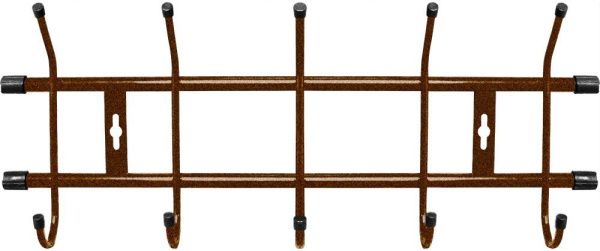 Вешалка настенная ВН5/А 5-крючков (484 х 188 мм.) медь Ника (упак.5 )