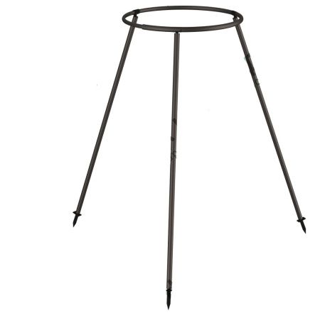 Кустодержатель "Пион" d32хh70см черн.пластик