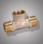 Тройник резьбовой латун. F 331.0404 (T 1/2M*1/2F*1/2M) (уп.5шт.)