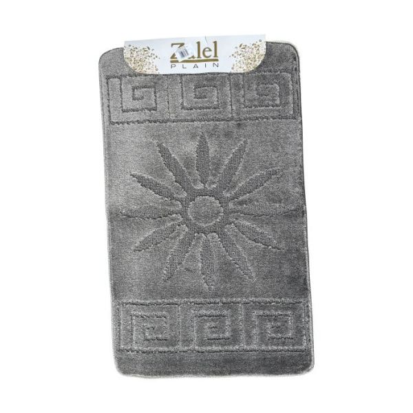 Набор ковриков Залел (2предмет) 60х100/50х60см сер.