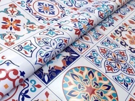 Клеенка на тк.основе "ГЛЯНЕЦ"  21398 (STS5423-1) (1.37х20м)