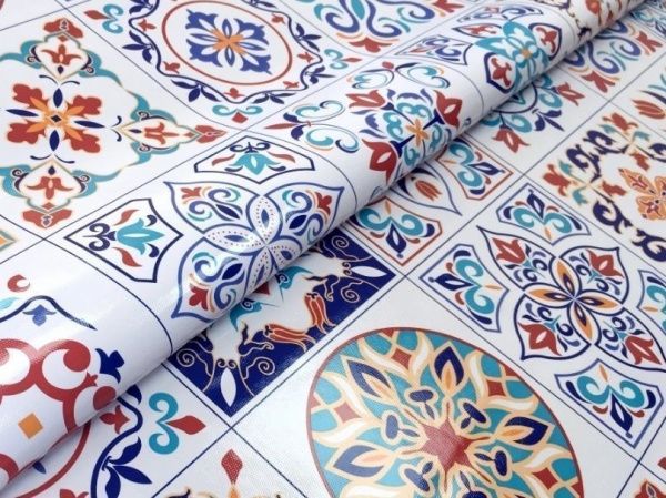 Клеенка на тк.основе "ГЛЯНЕЦ"  21398 (STS5423-1) (1.37х20м)