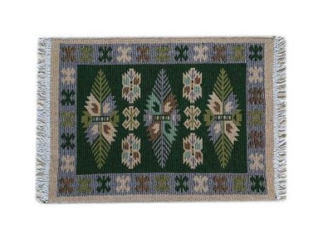Коврик из хлопка 50*80 зел. 11580201 Kilim Usak