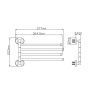 Держатель полотенец поворотный четверной P2914 (29 серия)