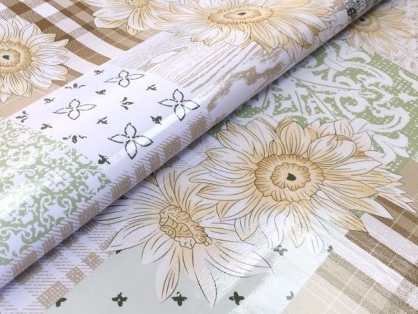 Клеенка на тк.основе "ГЛЯНЕЦ"  21397 (STS5420-1) (1.37х20м)