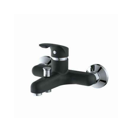 Смеситель для ванны и душа монокомандный  черный  Potato Эверест B30-0336